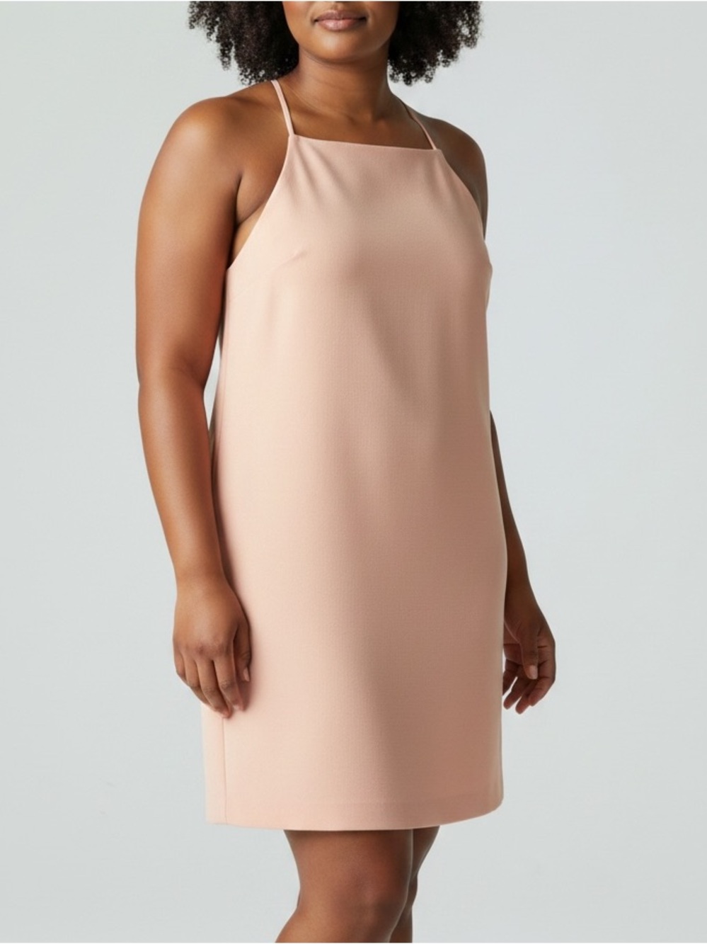 C/MEO Collective Halter Mini Dress Blush Pink